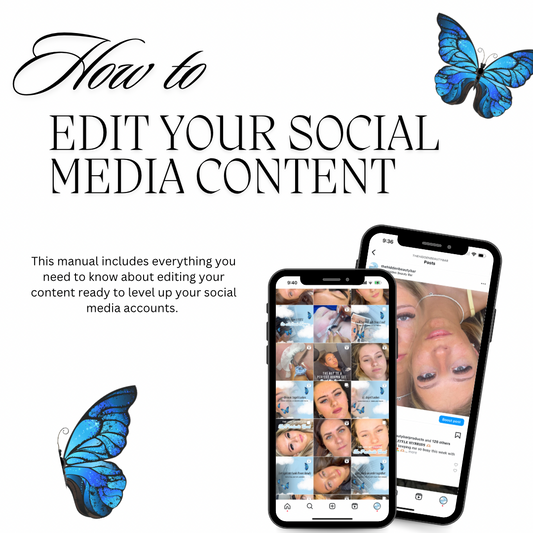 How to - Edit your Social Media Content